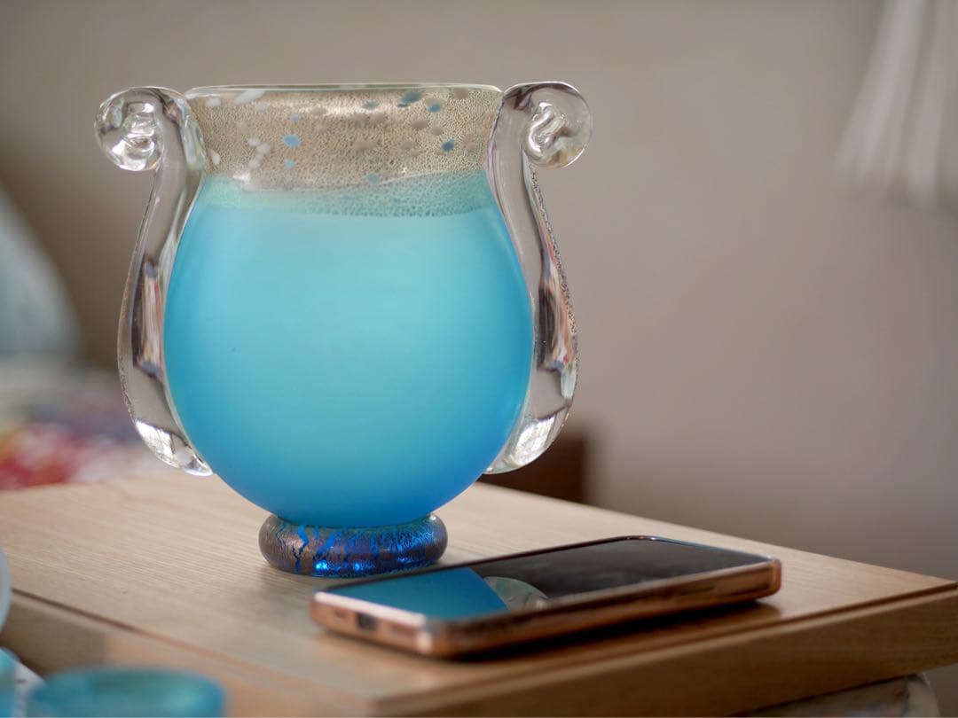 ガラスアート壺（グラスアート黒木）