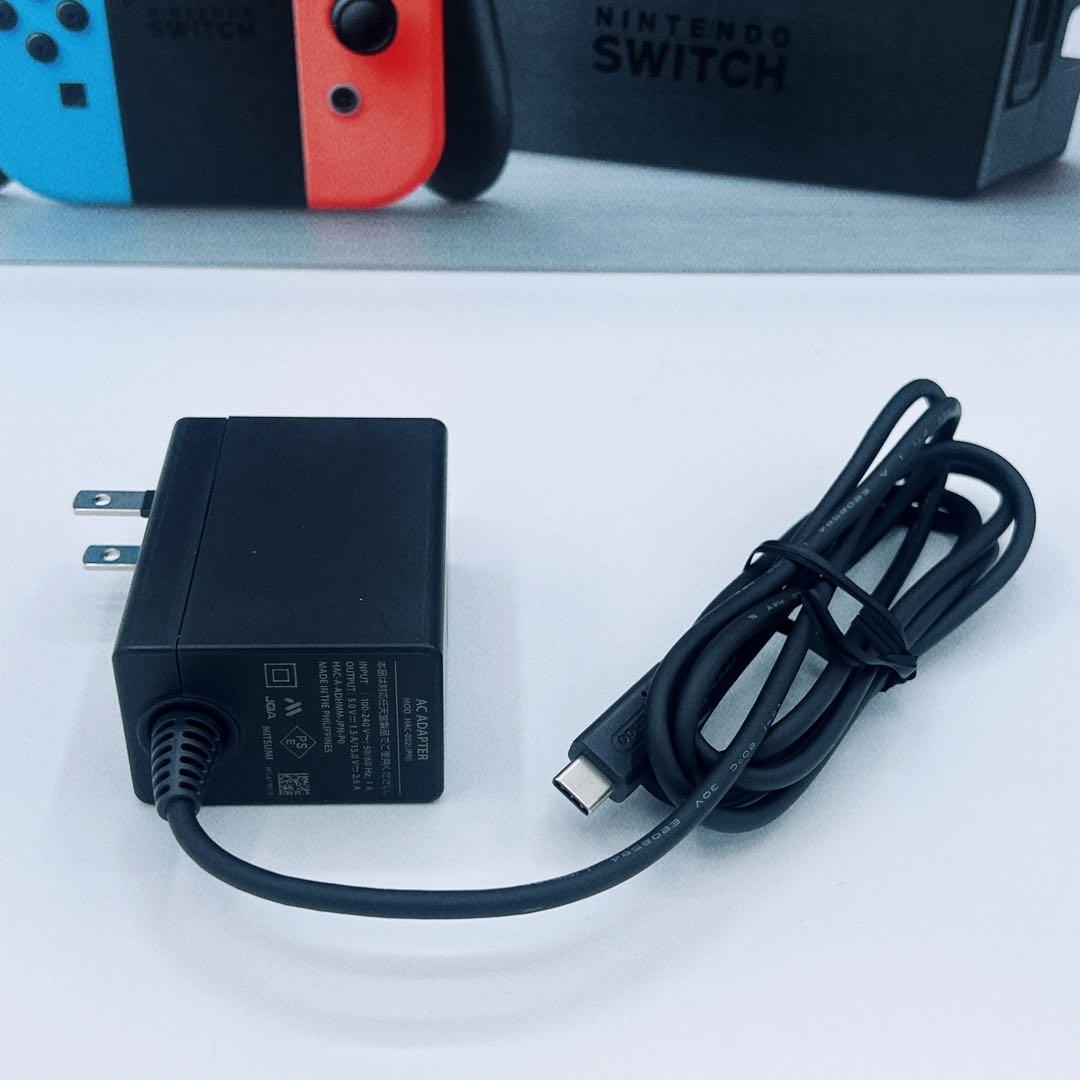 【美品】Nintendo Switch 本体 ネオンブルー・ネオンレッド