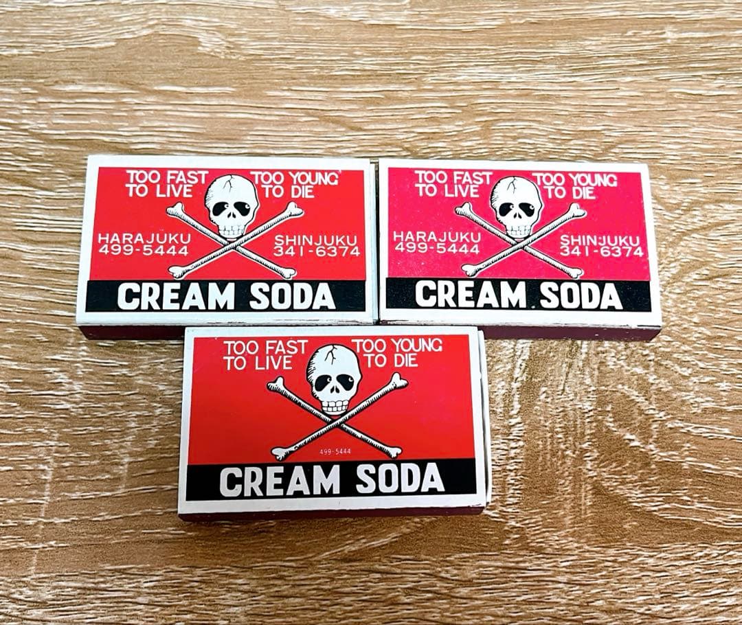 オ*ー様 CREAM SODA クリームソーダ マッチ箱 3種セット