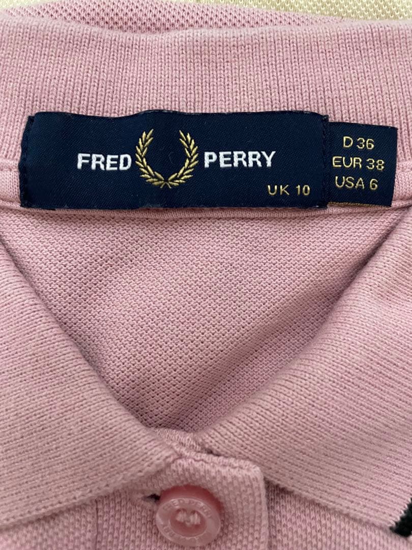 FRED PERRY レディース ポロシャツ ピンク