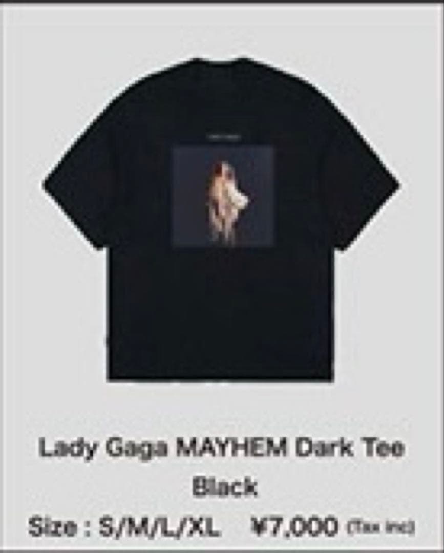【新品未使用】Lady Gaga MAYHEM Dark Tee
