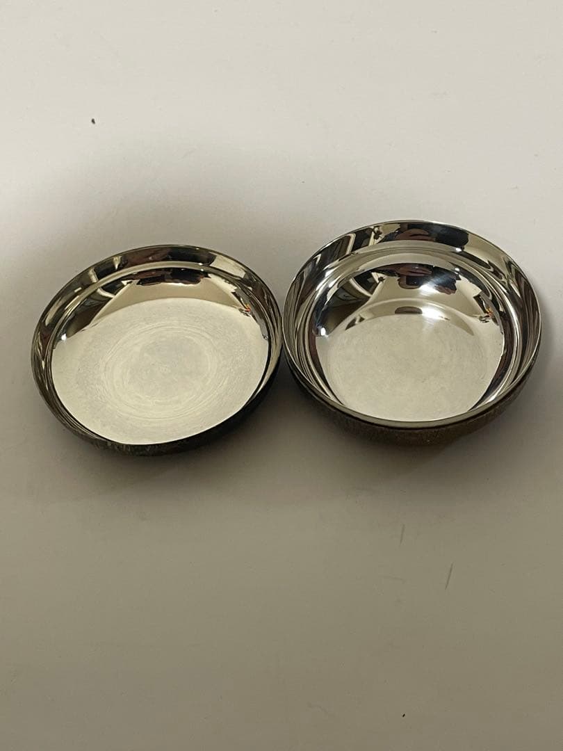 純銀　香合　小物入れ　約39g