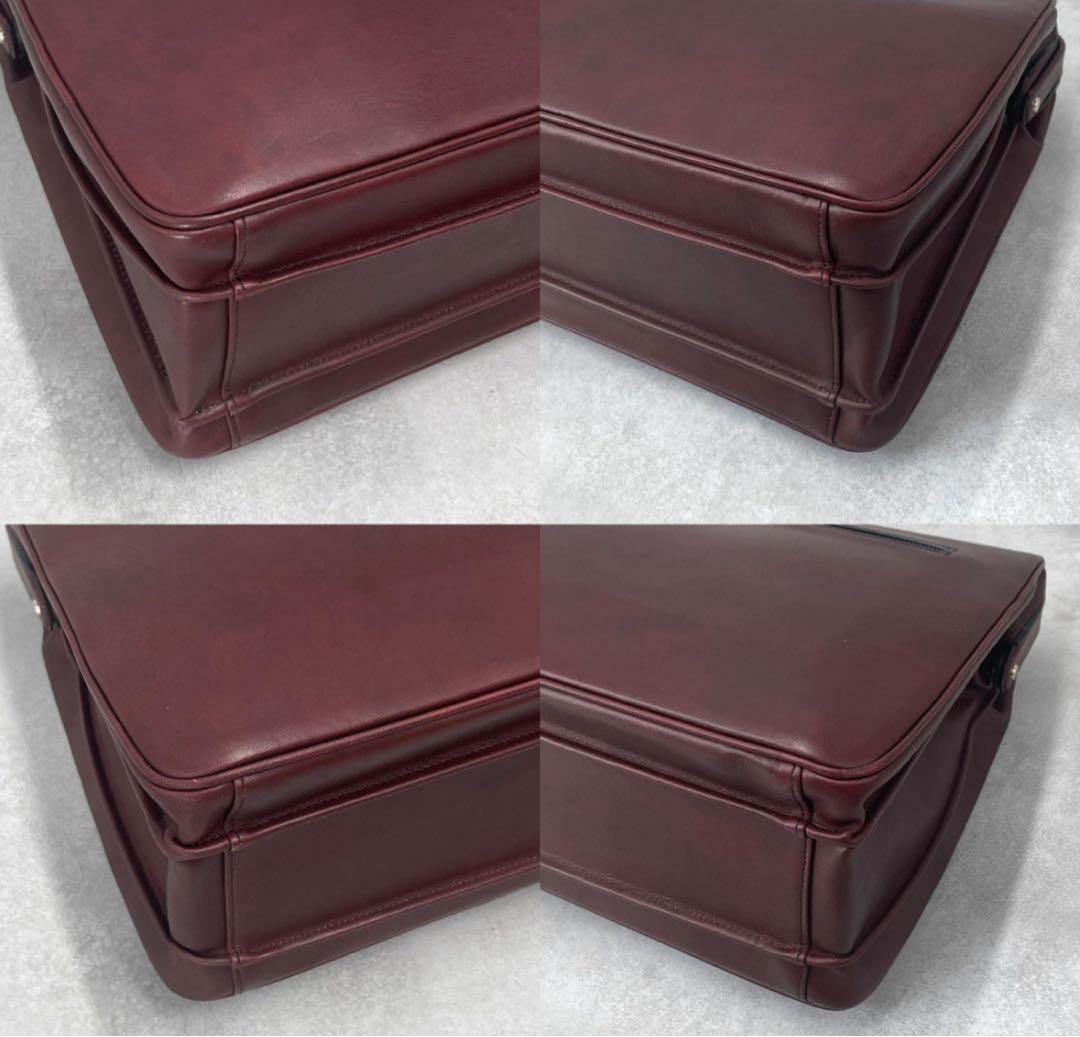 【未使用級】ゴールドファイル ダレスバッグ ビジネスバッグ 大容量 ブラウン