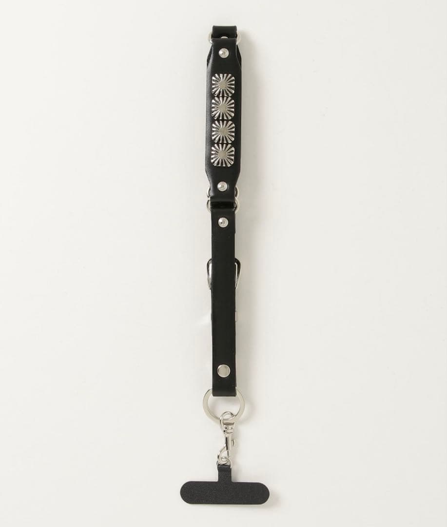 スマホアクセサリー TOGA TOO/LEATHER PHONE HANDLE STRAP