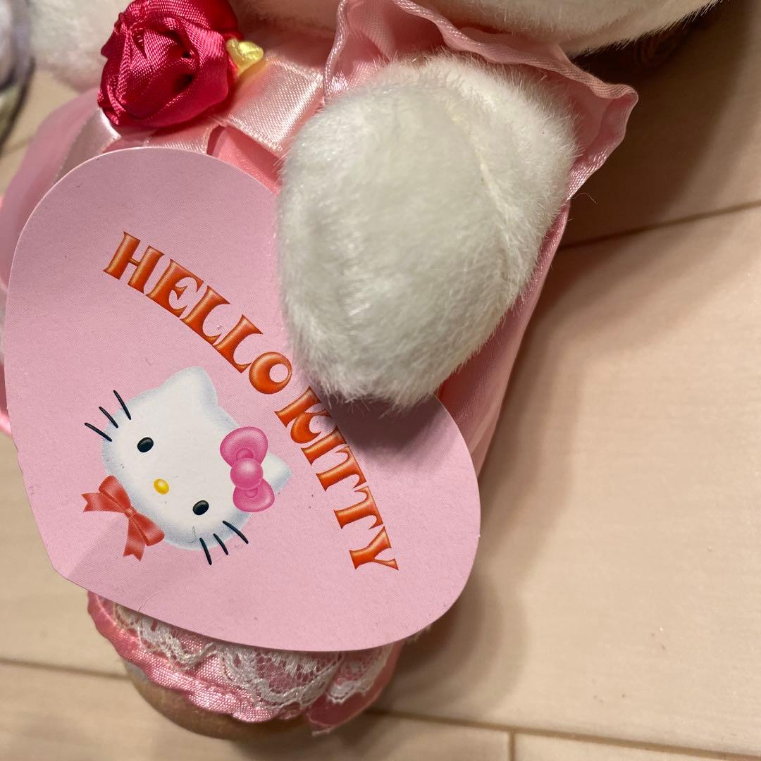 希少　1999年　ハローキティ ぬいぐるみ タグ付　KITTY ドレス