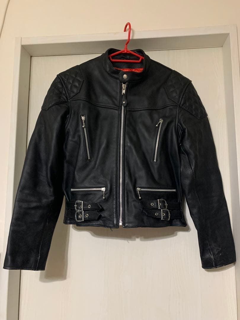 Liugoo Leathers ブラック レザージャケット 3L