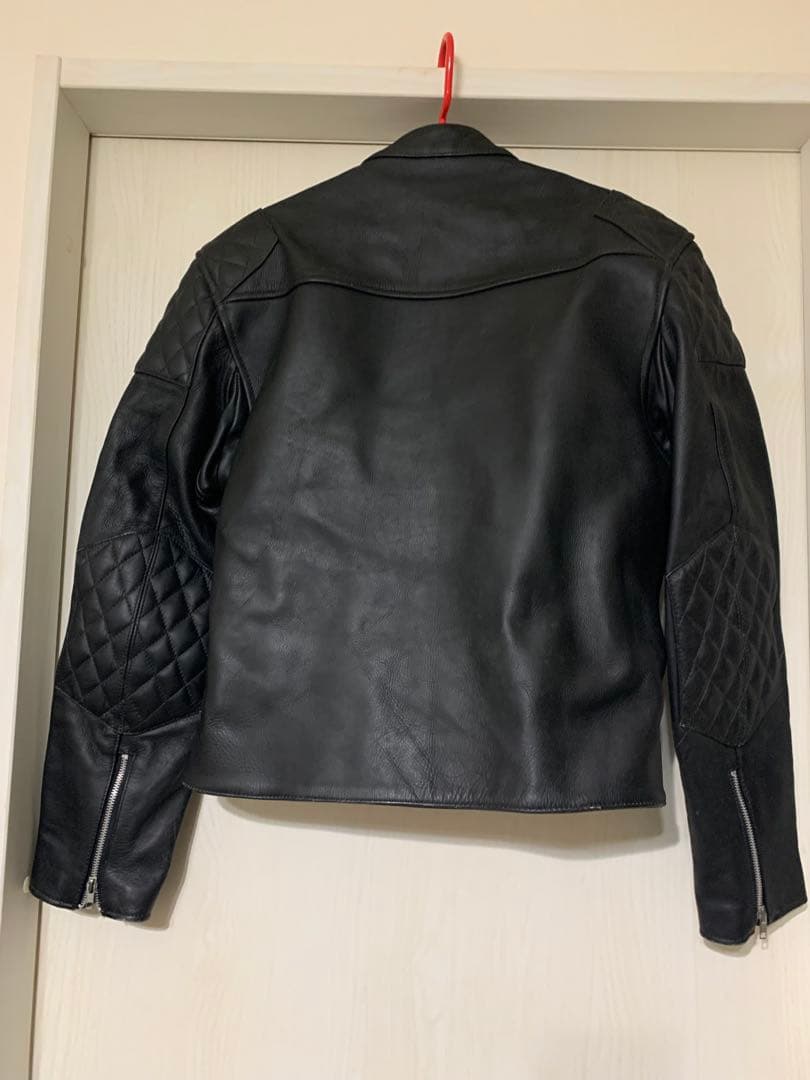 Liugoo Leathers ブラック レザージャケット 3L