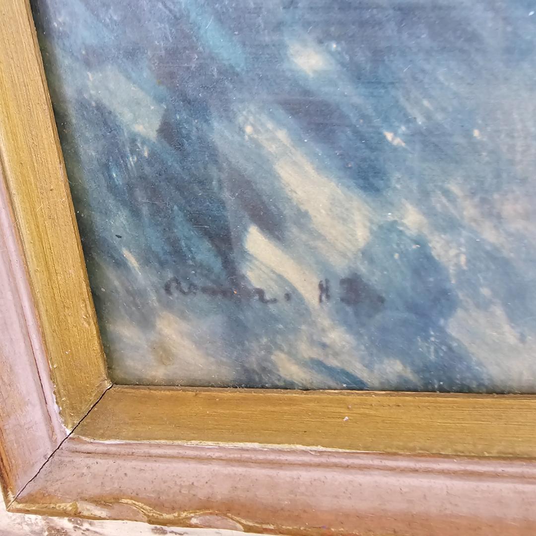 ルノワール　アートプリント　海辺にて