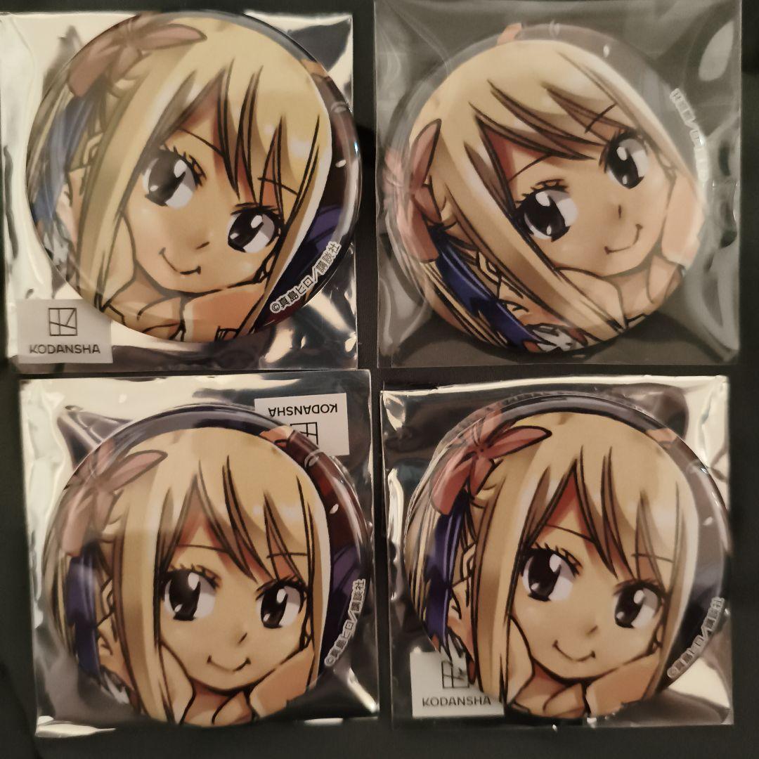 フェアリーテイル 缶バッジ 4点セット