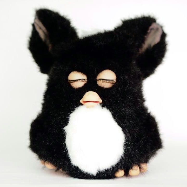 【足のみ不稼働】ファービー2 ミルキーパンダ ブルー目 ドイツ語 2005