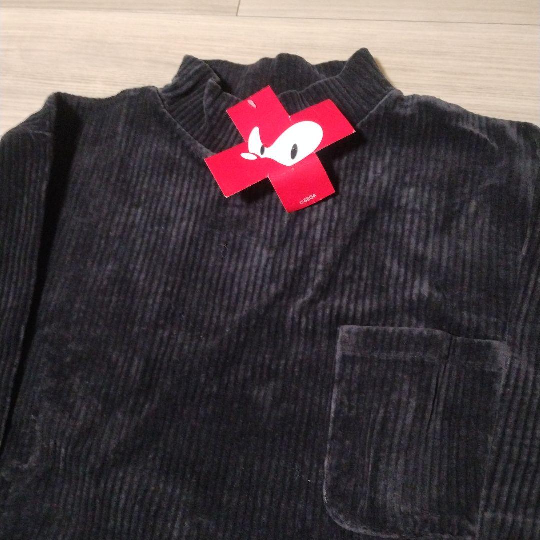 超レア☆90's SEGA SONIC ハイネック　タートルネック　コーデュロイ