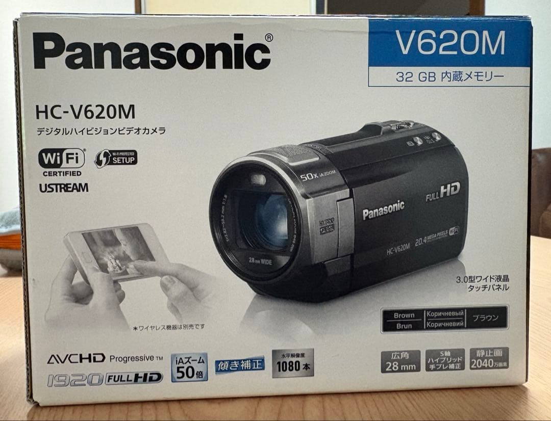 〜限定値下げ〜Panasonic HC-V620M ビデオカメラ 本体