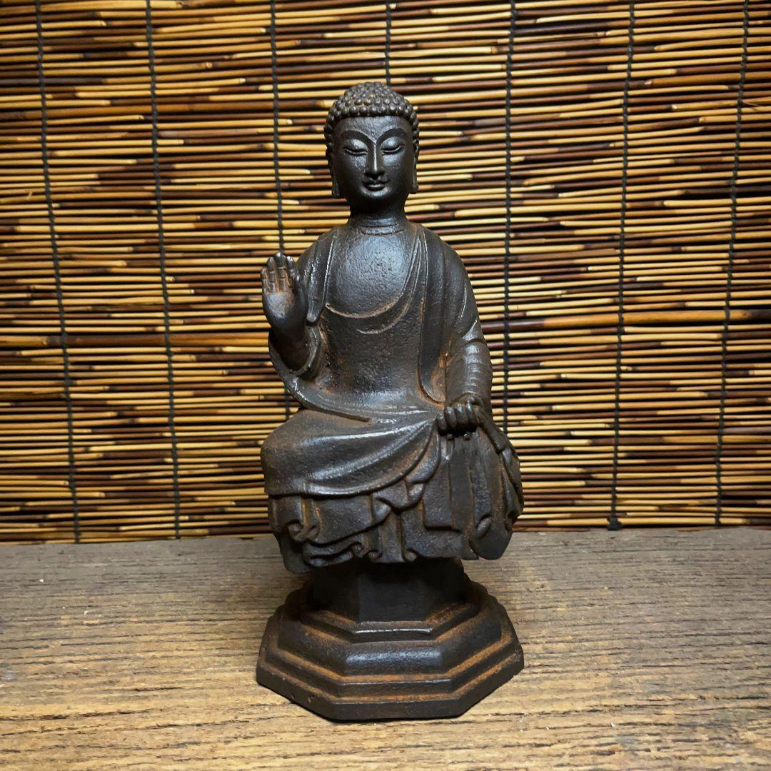 鉄器 鉄仏 釈迦牟尼仏仏像 仏堂 供養 工芸品 置物