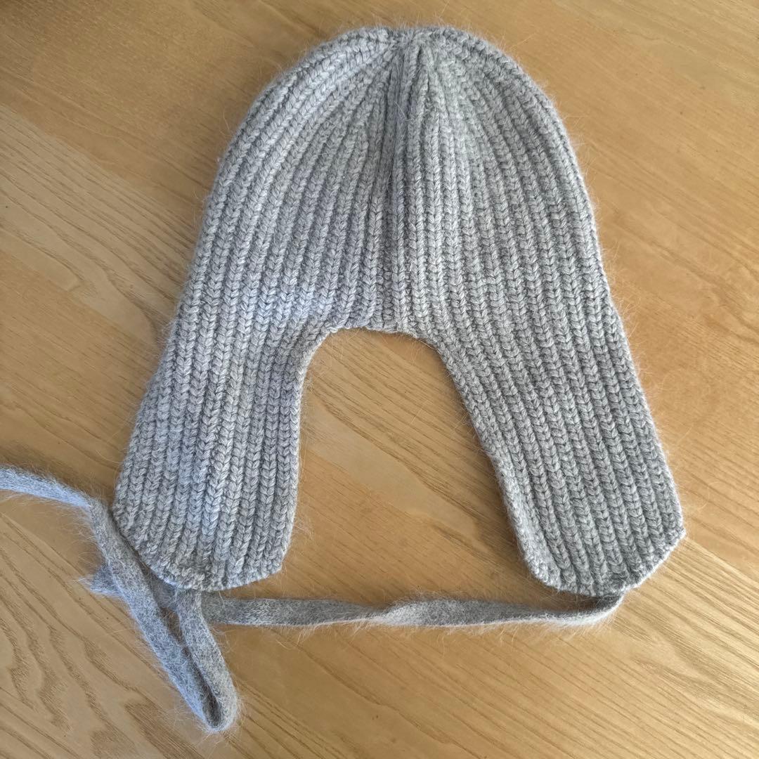 cycle by myob ニット帽　耳付き　ビーニー グレー