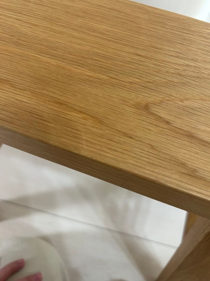 廃盤　無印良品　オーク材　スツール　ベンチ