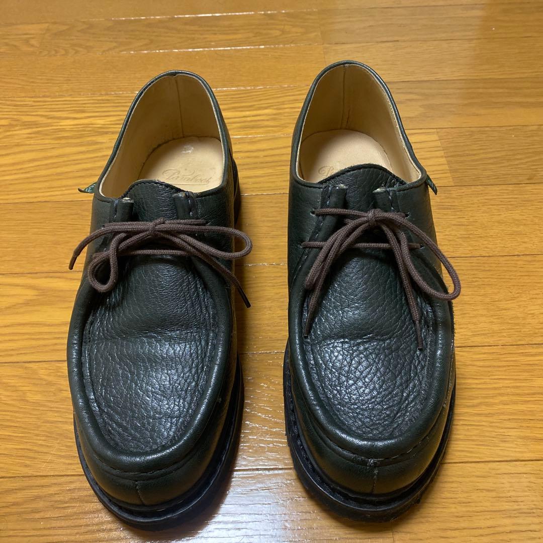 パラブーツ　ミカエル　ダークグリーン CERF KAKI 43（27.5cm）
