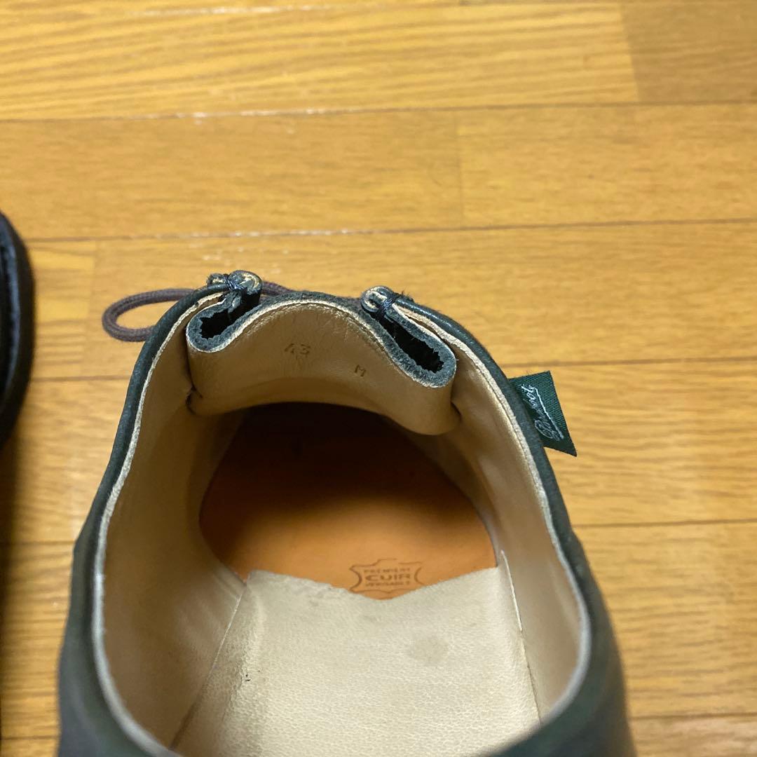 パラブーツ　ミカエル　ダークグリーン CERF KAKI 43（27.5cm）