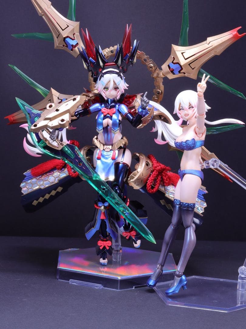 メガミデバイス　スサノヲレガリア　塗装済み完成品　素体付き