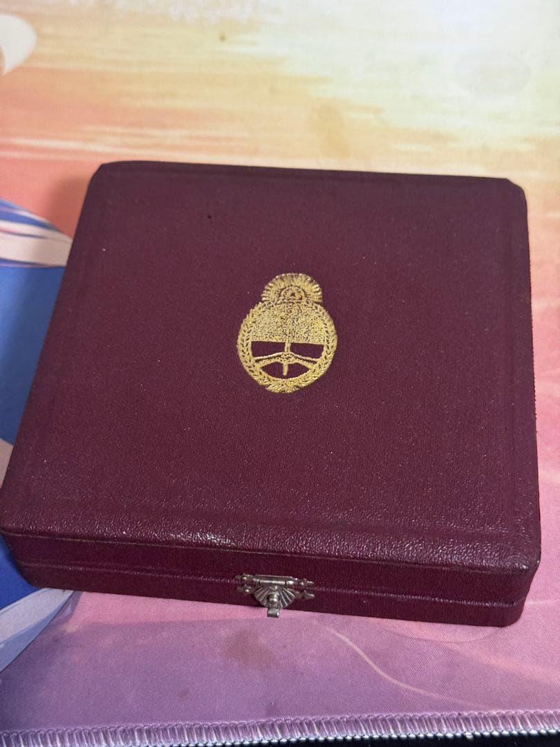 アルゼンチン 五月勲章 純銀製 勲二等 ケース、略绶付き 外交官用 勲章 徽章