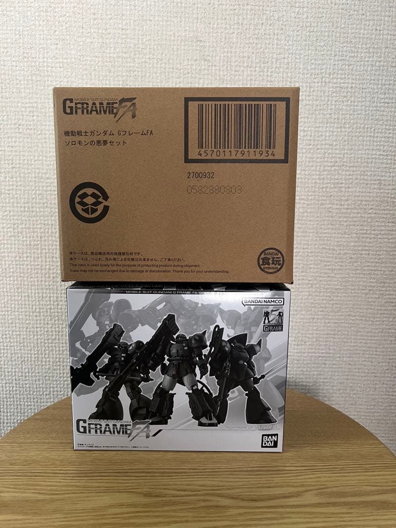 機動戦士ガンダム Gフレーム FA ソロモンの悪夢セット