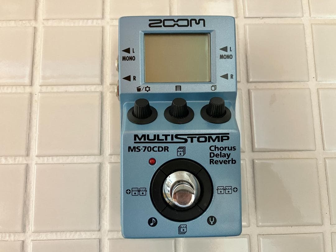 ZOOM MS-70CDR / ギター・ベース用マルチストンプ