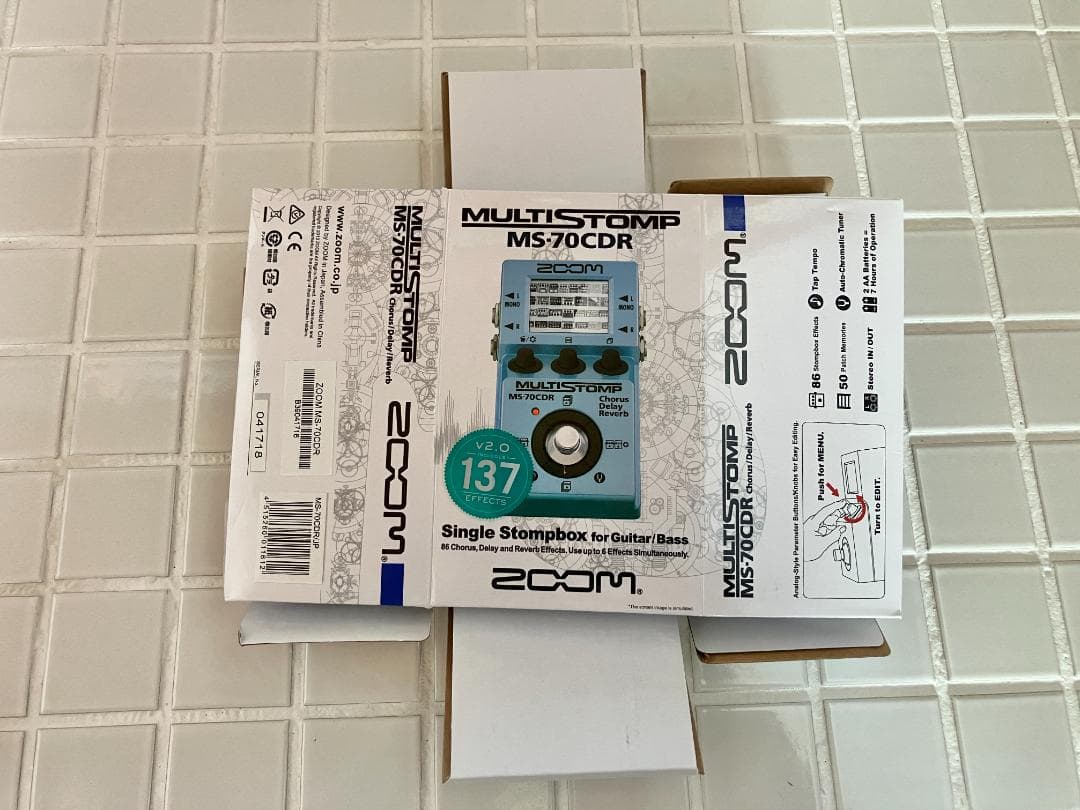 ZOOM MS-70CDR / ギター・ベース用マルチストンプ