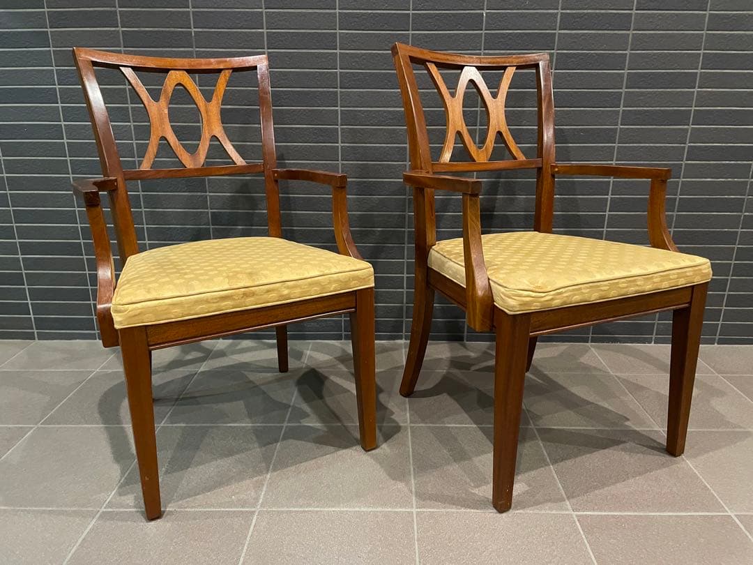 最高級 DREXEL HERITAGE ドレクセル ダイニングチェア 2脚