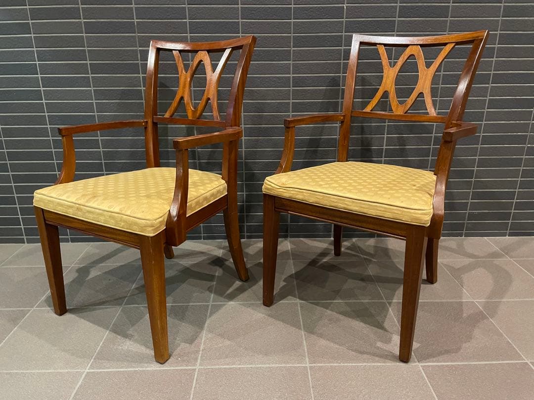 最高級 DREXEL HERITAGE ドレクセル ダイニングチェア 2脚