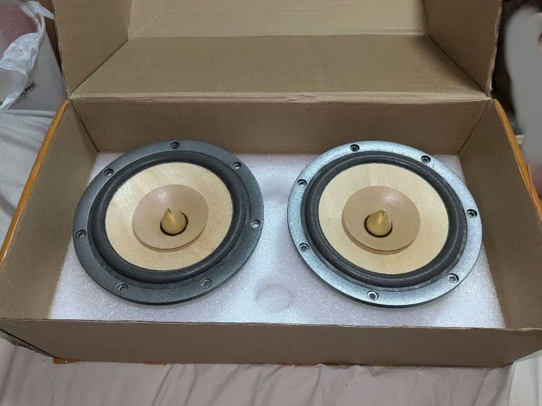 ウッド コーン フルレンジ スピーカー ユニット 6.5インチ 16cm ペア