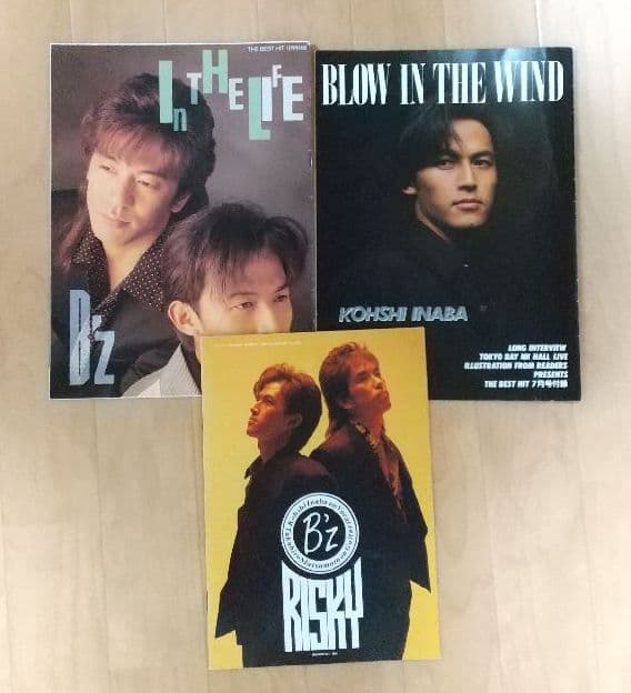 B'z ウィークリーカレンダー  週めくり 雑誌 付録 稲葉浩志 松本孝弘