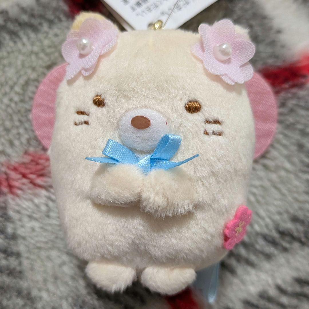 新品　すみっコぐらし庵 ぶらさげぬいぐるみ　桜の妖精　ぺんぎん？　とんかつ　ねこ
