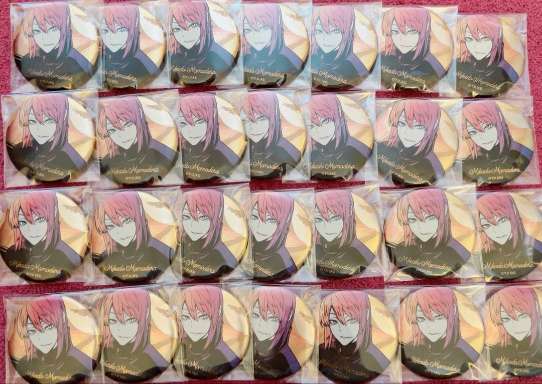 M*I様 28個 桃源暗鬼 桃寺神門 缶バッジ