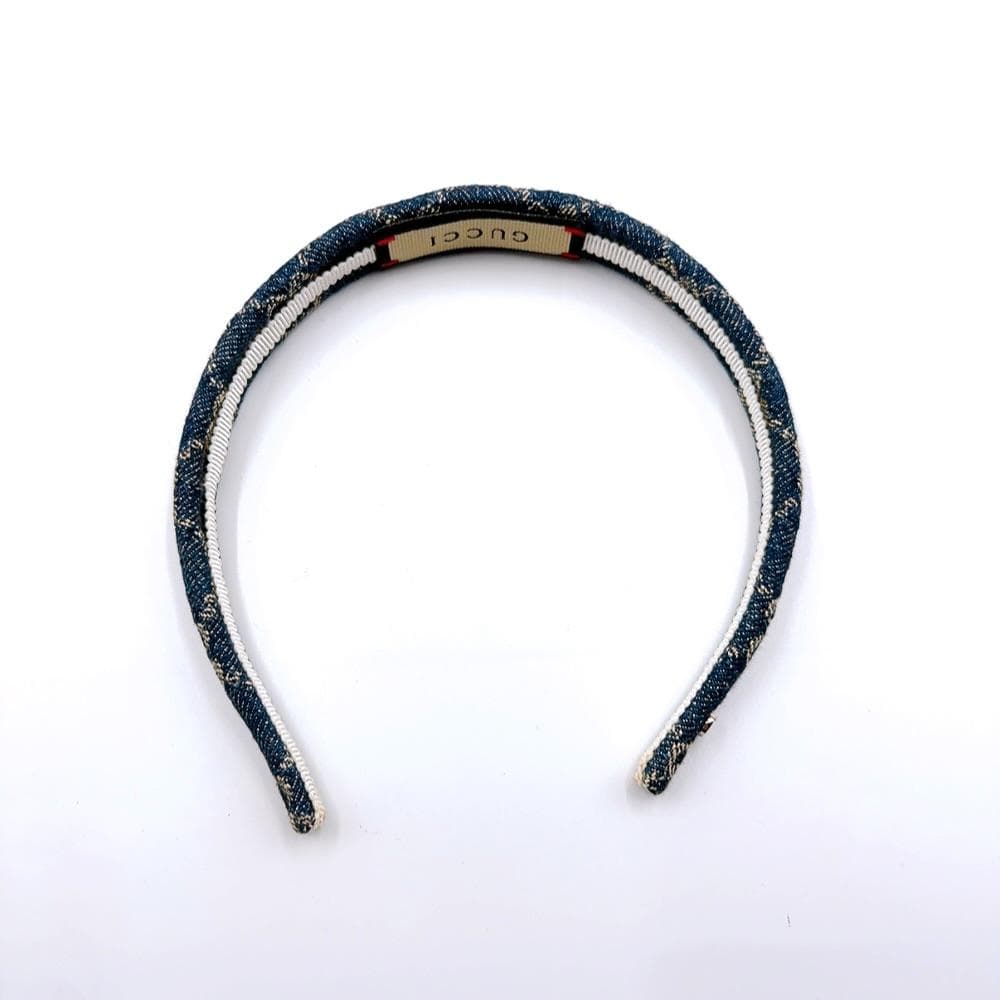 ◇グッチ◇652835/3HAAH/デニム/エコ/ウォッシュド/カチューシャ