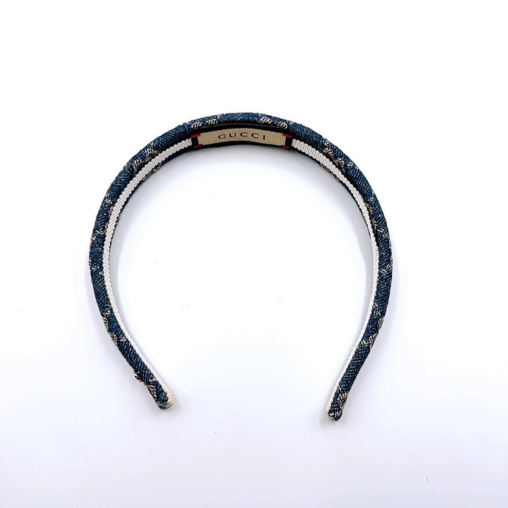 ◇グッチ◇652835/3HAAH/デニム/エコ/ウォッシュド/カチューシャ