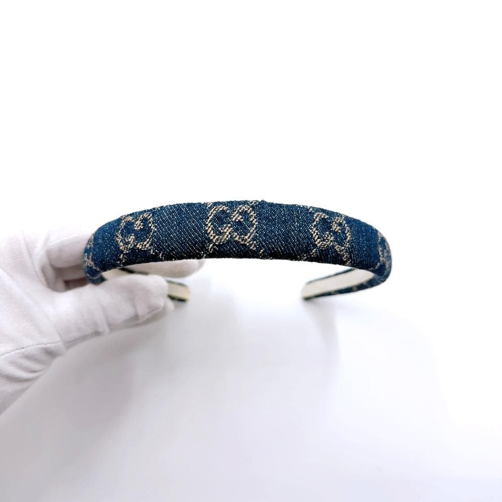 ◇グッチ◇652835/3HAAH/デニム/エコ/ウォッシュド/カチューシャ