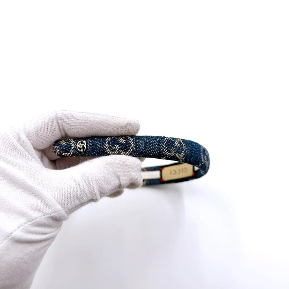 ◇グッチ◇652835/3HAAH/デニム/エコ/ウォッシュド/カチューシャ