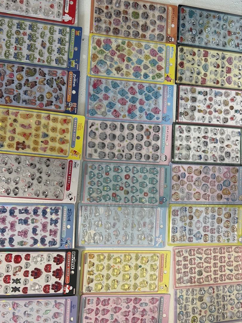 ボンボンドロップシール　43枚セット