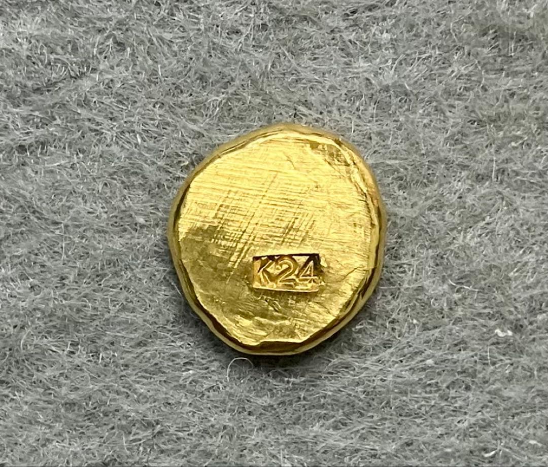 <やっちゃん> 小さな金塊メダル 成分分析済