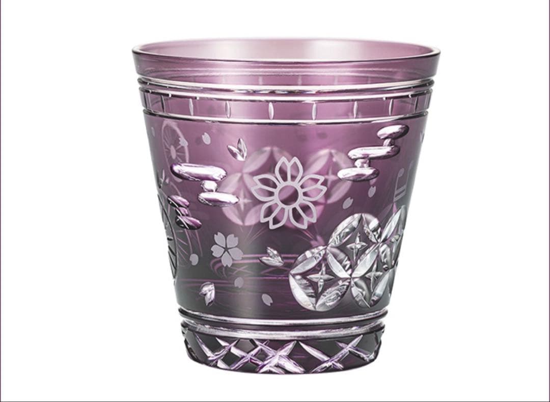 千本桜 初音ミク 切子 グラス