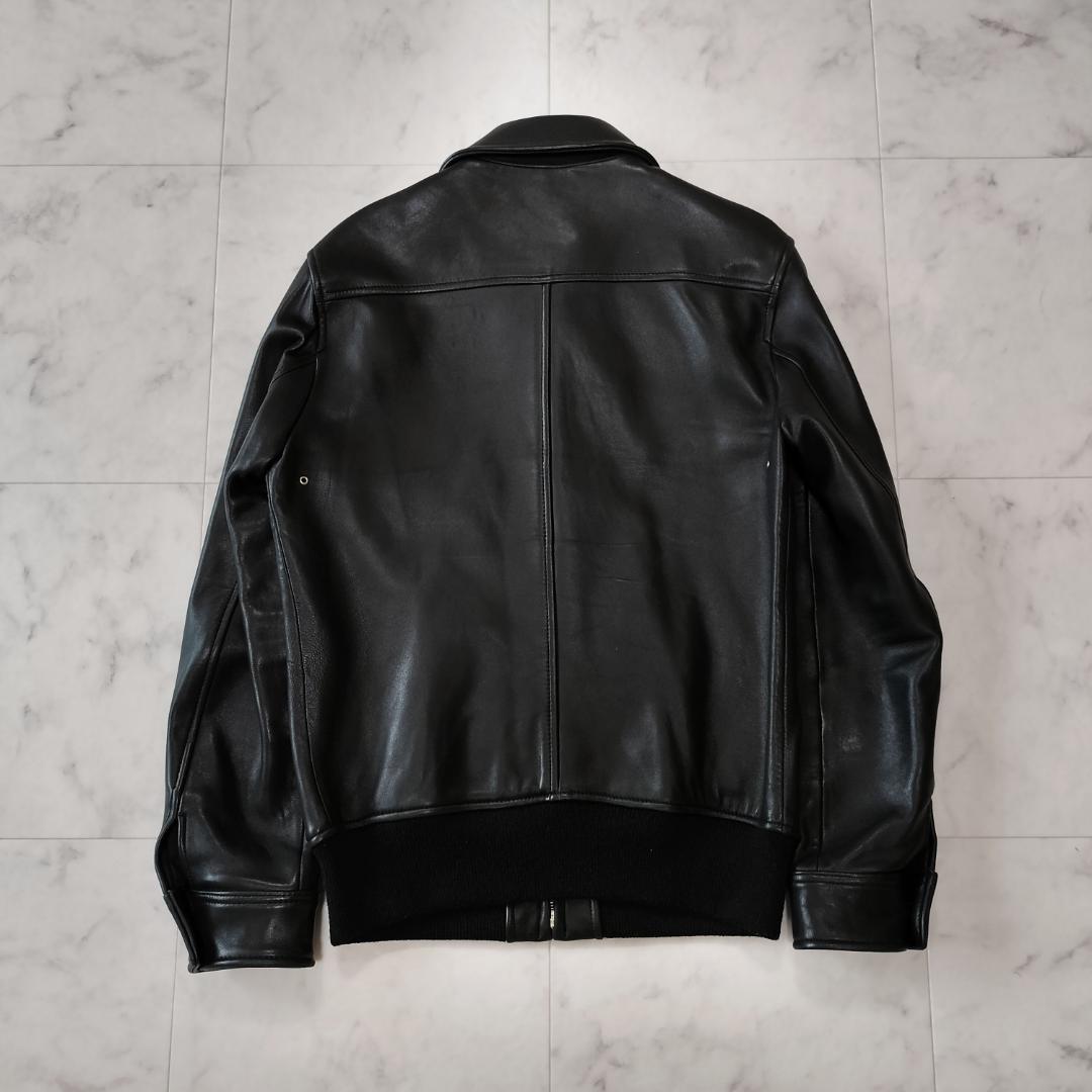 名作 A.P.C. MOTO BLOUSON モトブルゾン XS S~M 羊革