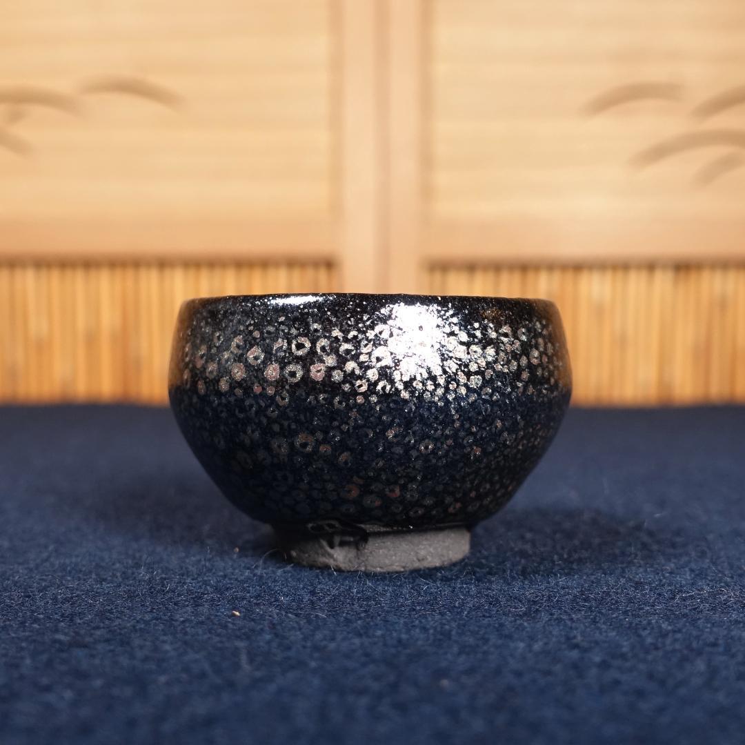 人間国宝 清水卯一 晩年の最上位作 蓬莱燿 盃 共箱