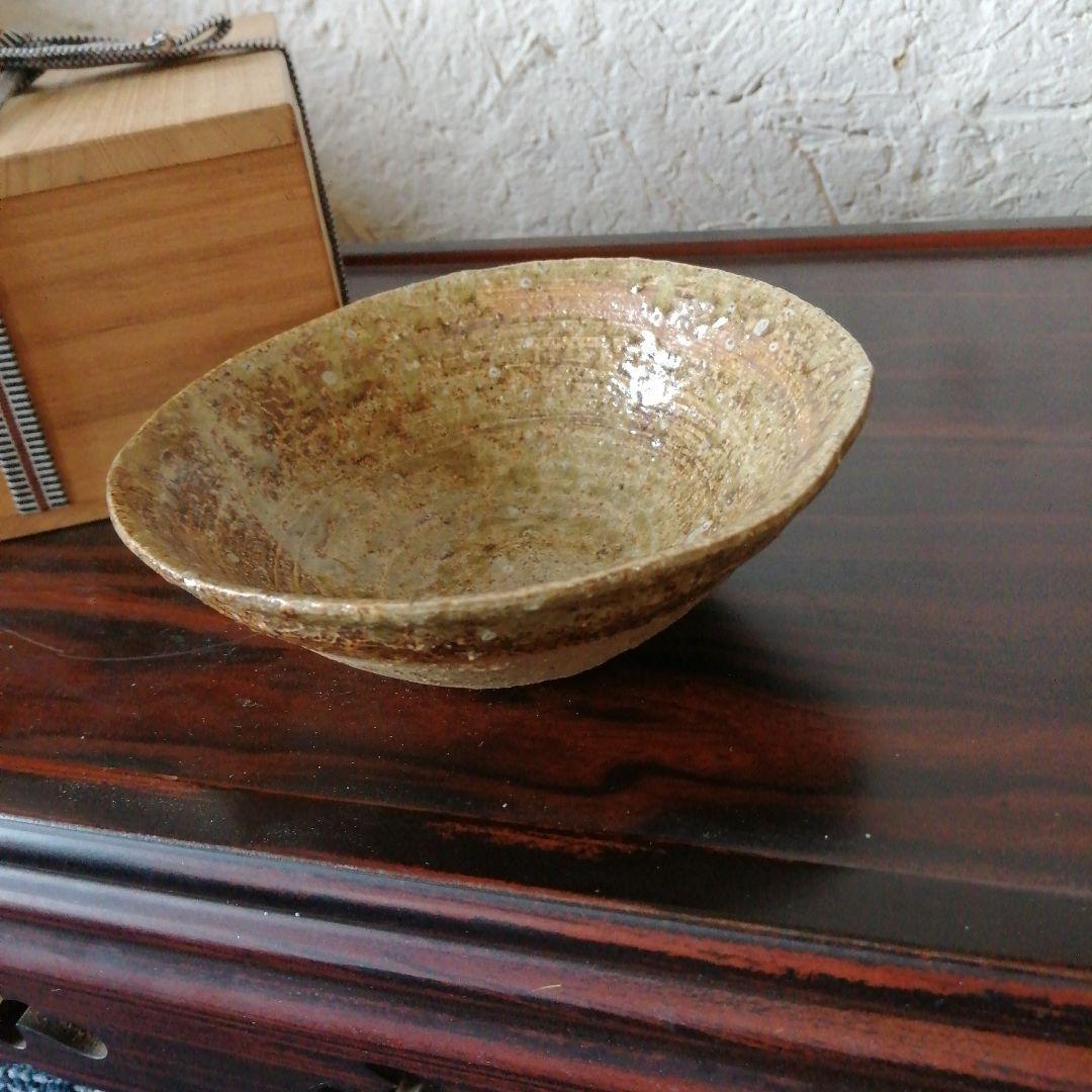 古常滑　二度焼茶碗