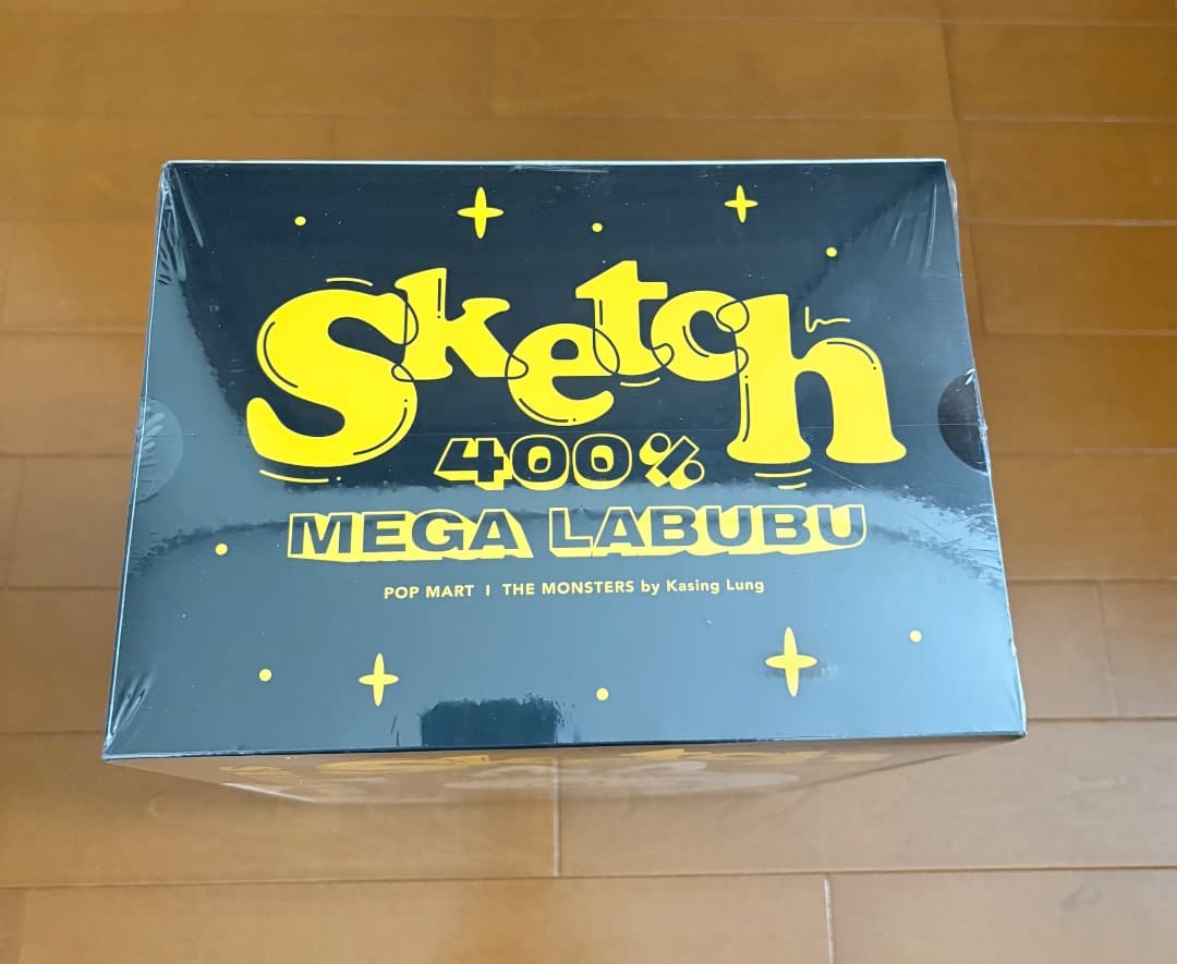 POPMART　MEGA LABUBU 400% Sketch　LABUBU