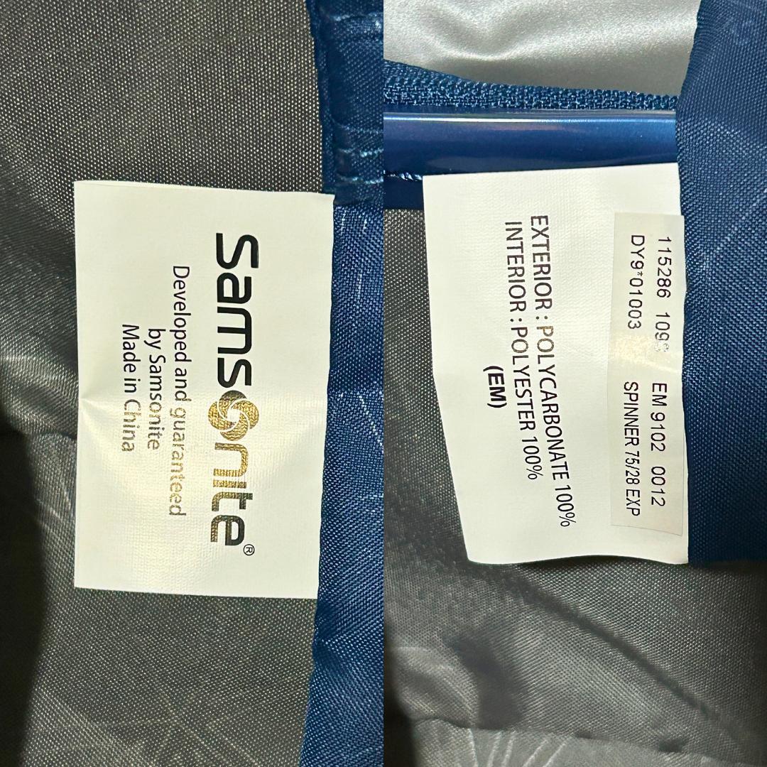 【極美品】サムソナイト ヴォラント スピナー エキスパンダブル 92L 7泊