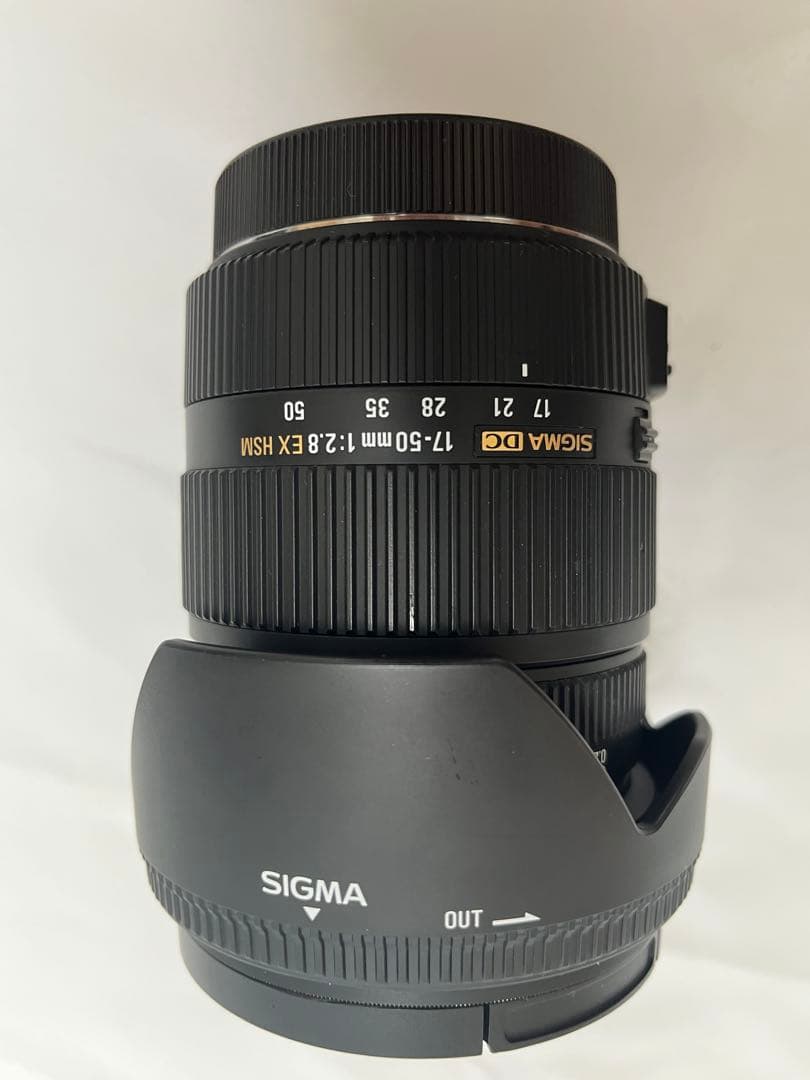 レンズ(ズーム) SIGMA 17-50mm F2.8 EX DC OS HSM Canon EF