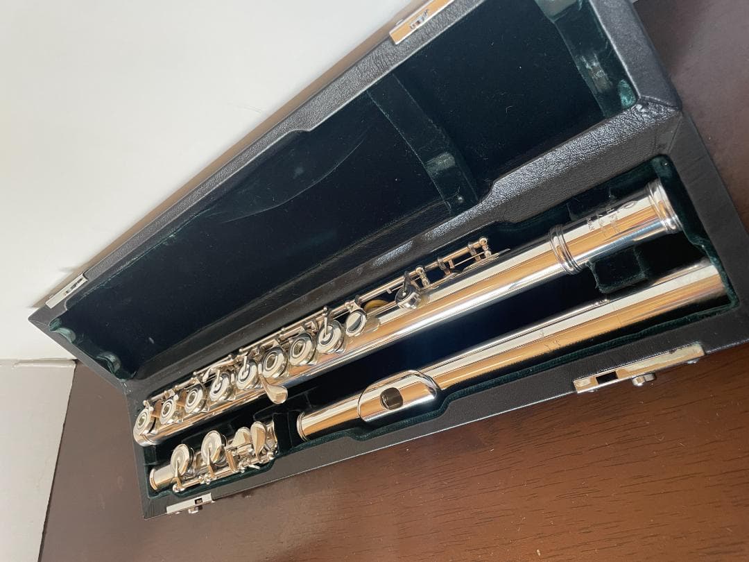 パール フルート 総銀製 マエスタ ソルダード インライン Ｅメカ付き