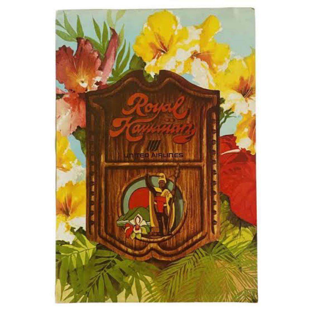ユナイテッド航空 HAWAII ロイヤルハワイアン 店頭 看板 非売品 超レア品