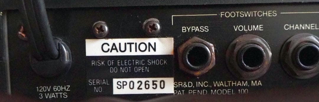 ROCKMAN SUSTAINOR MODEL100 [デモ動画有り！]