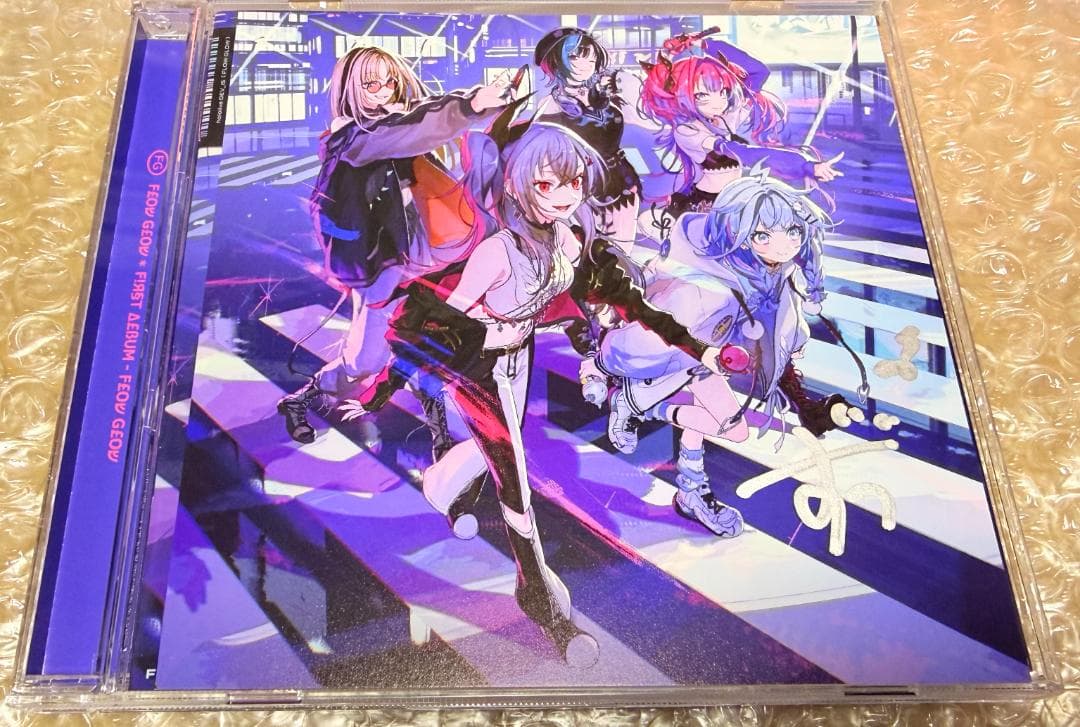 水宮枢　直筆アナジージャケット＆CD　FLOW GLOW 1stアルバム