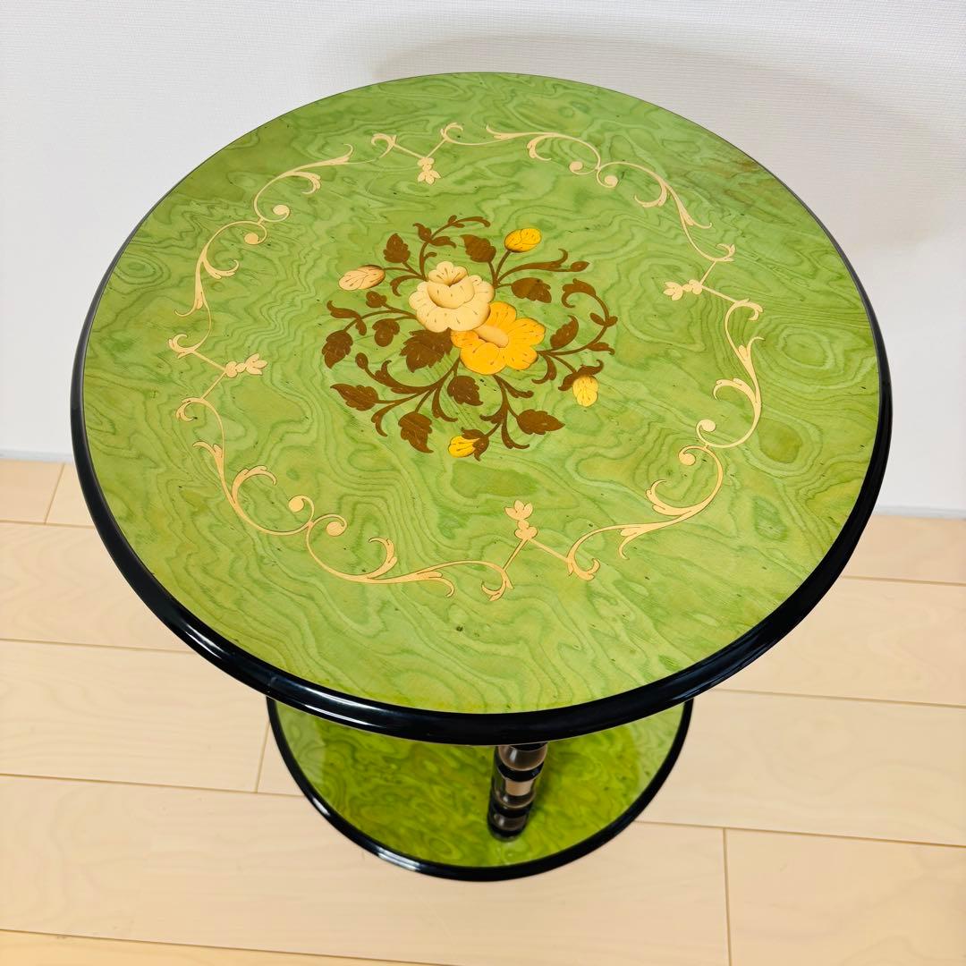 イタリア製　サイドテーブル　アンティーク　ビンテージ　送料込み